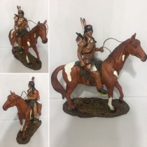 INDIO XAMÃ NO CAVALO 32,5 CM - 6840006